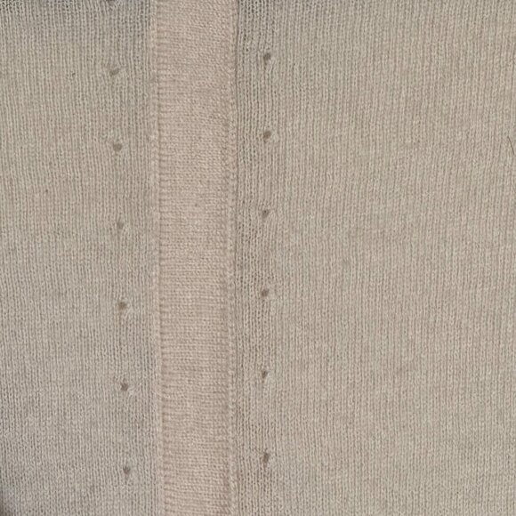 Rag & Bone Merino Wool Cashmere Cardigan Sweater M Colorblock Gray Cream - FLAW - Picture 5 of 8